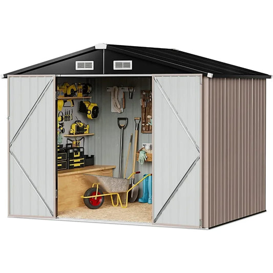 Outdoor Storage Shed, 6.4 Ftx4Ft, Outdoor Storage Shed