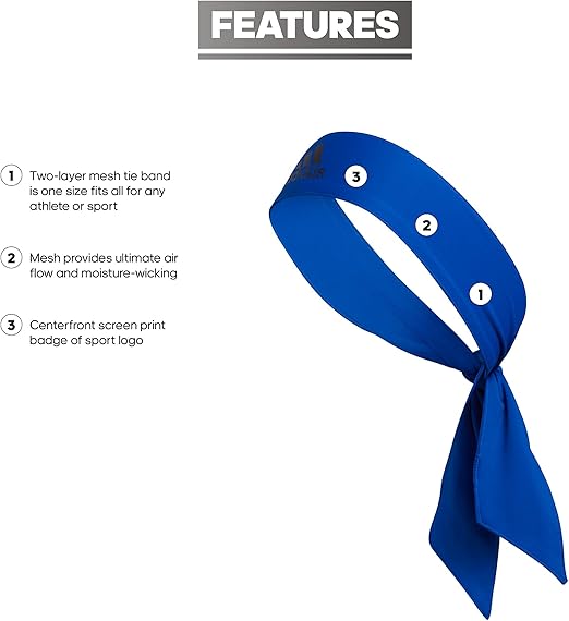 Adidas Unisex-Adult Alphaskin Tie Headband