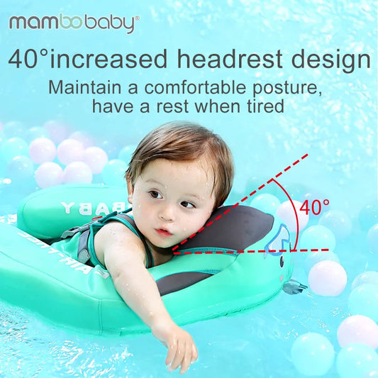 Mambobaby New Non-Inflatable Baby Swimming Float Seat Float Baby Swimming Ring Pool Toys Fun Accessories Boys Girls General - Elite Edge Essentials 
