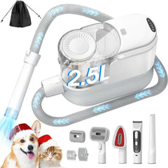 Pet Dryer 6 in 1 Dog Hair Vacuum Suction 99% Pet Hair Puppy 12Kpa Strong Dog Grooming Vacuum Dogs Accessories Supplies Products