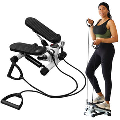 1-Zenactive Mini Stepper Health & Fitness for Home Exercise Step Cardio Equipment with Digital Monitor Vibrationalplates