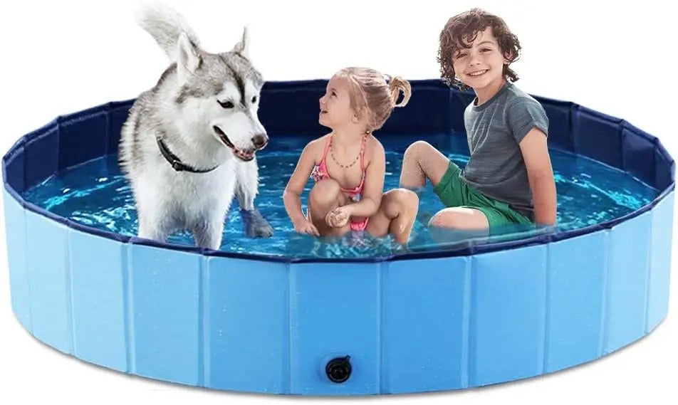 Jasonwell Foldable Dog Pet Bath Pool Collapsible Dog Pet Pool Bathing Tub Kiddie Pool Doggie Wading for Puppy - Elite Edge Essentials 