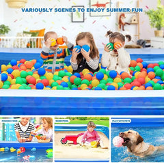 2m/2.6m Large Inflatable Swimming Pool Adults Kids Pools Bathing Tub Summer Outdoor Indoor Bathtub Water Pool Family Party Toys - Elite Edge Essentials 